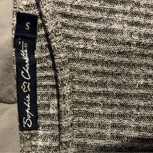 sophie charlotte tanked cropped off the shoulder top